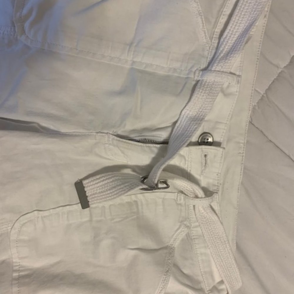 White Capri Soft Pant